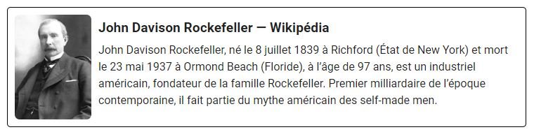 John Davison Rockefeller, article Wikipédia