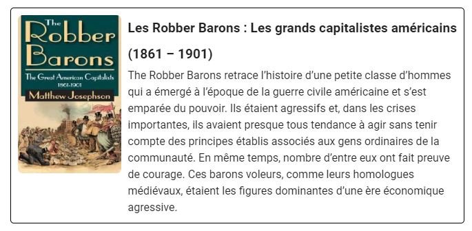 Les Barons Voleurs : les grands capitalistes américains (1861-1901)