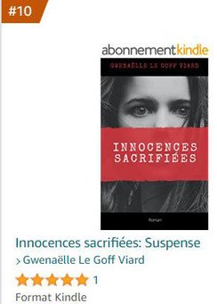 Innocences sacrifiées, classé 10 en Suspense